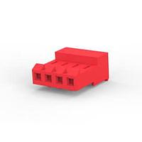 AMP Connectors - TE Connectivity 3-641150-4 ການປະກອບ Receptacle 04P MTA156 ASY 22AWG ແດງ LF
