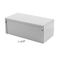 Hammond Manufacturing 1411S ກະເປົາອຸປະກອນ Utility - 8.0 x 4.0 x 3.0" - ອະລູມິນຽມສີເທົາ