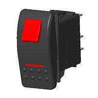 Carling Technologies V1D2HW6B-APD00-0 ສະຫນັບສະຫນູນ Rocker V1D2HW6B-APD00-0
