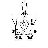 Honeywell 111AT25 ສະຫນັບສະຫນູນ Toggle DPDT 2 pos Scrw term LOCK LEVER Toggle S
