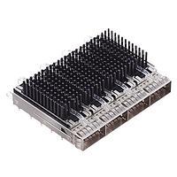 AMP Connectors - TE Connectivity 2170747-3 ການປະກອບກະຕ່າງ CAGE ASSY 1X4 QSFP28 SPRING HS LP