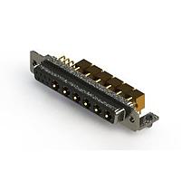 EDAC 630-13W6240-5TB ຕູ້ຕິດຕໍ່ D-Sub ປະສົມມຸມຂວາ ຕູ້ຕິດຕໍ່ພະລັງງານ Combo D-Sub