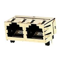 Molex 44248-0085 Ganged 8POS R/A SMT 2 PORTS LOW PROFILE INVER