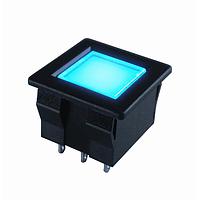 Well Buying L-E1WNB1B1Q ສະຫນັບສະຫນູນ LED Pushbutton Switch PUSH SW 50mA/1.5VDC SPST ສີຟ້າ/LED ສີຟ້າ
