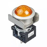 IDEC LB6MP-2T04A ຕົວຊີ້ວັດຕົວຕິດຕັ້ງບົດ / ຕົວຊີ້ວັດສະຫນັບສະຫນູນ LB PilotLight Dome ສີເຫຼືອງ 24V