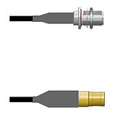 Amphenol Custom Cable Q-1X03X0008036i ສາຍສະບັບ RF N-SJB/SMB-SP RG58 36I