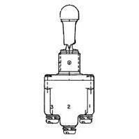 Honeywell 2TL1-1E ສະຫນັບສະຫນູນ Toggle DPDT ON-OFF-ON ດ້ວຍການຍຶດດ້ວຍສະກຣູ