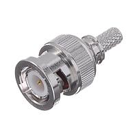 Amphenol Times Microwave Systems EZ-195-BM-X ຕົວເຊື່ອມ BNC ຜູ້ຊາຍ (ປລັກ) ຕົວເຊື່ອມ CRIMP