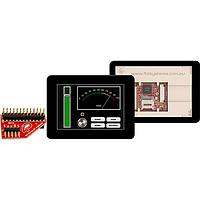 4D Systems gen4-uLCD-35D-CLB-PI Non-Touch 3.5" gen4 LCD pack ສໍາລັບ Raspberry Pi ມີ gen4-uLCD-35D-CLB, 4D Serial Pi Adaptor + Cable