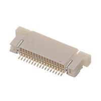 AMP Connectors - TE Connectivity 1-1734839-7 ຕົວເຊື່ອມ FPC CONN. 0.5MM PITCH T/C 17P