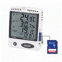 DaiHan THH9 Desktop/Wallmount Thermo-Hygrometer of Temp·RH%·DP℃ (Temp·RH%·DP℃, SD card)