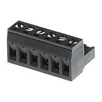 Molex 39530-0006 ປລັກ 5.08MM EURO PLUG RA BLK 6CKT