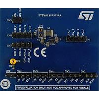 STMicroelectronics STEVAL-1PS03A ບອດປະເມີນຕົວຄວບຄຸມແຮງແສງສະຫນັກ - Switching Regulator, ST1PS03AQTR 400 mA nano-quiescent synch step-down converter