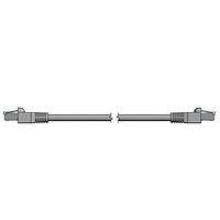 Amphenol CONEC 17-103584 ສາຍສັ້ນ Cat 5e RJ45 CAT.5E ETHERNET PATCH CORD ຮຸ່ນພລາສຕິກ ມາດຕະຖານ ເຖິງ ມາດຕະຖານ 10M ສີດຳ ສາຍສົດ 24AWG