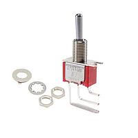 E-Switch 100SP1T1B1M7QEH ສະຫນັບສະຫນູນ Toggle 5A 120VAC/28VDC On-None-On PC Mnt