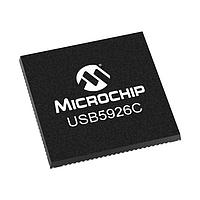 Microchip Technology USB5926CT-I/KD ຕົວຄວບຄຸມ Hub USB3.2 Gen 1/ 5 Gbps, 6 ພອດ Smart Hub/Feature Controller, USB C Mux, ພອດ USB Type C ສໍາລັບ Upstream, 2 ພອດ Type C ສໍາລັບ Downstream