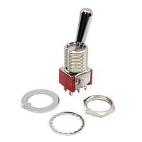 E-Switch 100DP1T8B13M1QEH ສະຫນັບສະຫນູນ Toggle ON-NONE-ON