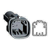 AMP Connectors - TE Connectivity 1544606-1 ກອງຢູ່ Tab Housing TAB HOUSING 8MM NG1 1 WAY