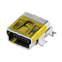 Molex 67503-1020 ຕົວເຊື່ອມ Mini USB ປະເພດ B ຕົວຮັບ USB Mini-B ບົດບາດ On-The-Go ມຸມມີມຸມຂວາ