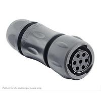 Eaton Souriau-Sunbank UTSX6JC147SSCR ປລັກ, ມີກະບອກສາຍຄວາມປອດໄພຫຼັງ, ມີຂໍ້ຕິດສະເພາະສະຕູດຜູ້ຍິງ 7 ຕົວ, IP68/69K