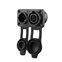 REAN RRAC3MF-X-010-0 ປະຕູຮັບສະຫນອງ Receptacle - ຄູ່ຊາຍ/ຂອງຜູ້ຊາຍ-ຜູ້ຍິງ - ພະລັງງານເຂົ້າ/ອອກ - ເຕີມແທບແບບແບບແບບ 1/4"