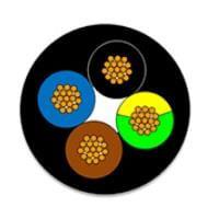 Molex / Flamar 155220-0115 (5 Meters) ການສື່ສານແລະການຄວບຄຸມ 4Ckt 21AWG WSOR BK 5METERS ລາຄາຕໍ່ເມັດ