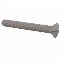 Essentra Components 330632A112 ສະກຣູຫຼັກຊອດຊອດປະເພດ Countersunk 82 Slotted CSK, ກະດູກ #6-32, ຄວາມຍາວ 1 1/8