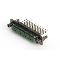 EDAC 628-M25-323-GN6 ຕົວເຊື່ອມ D-Sub - ຕົວເຊື່ອມ D-Sub ປະເພດຄວາມໜາແຮງມາດຕະຖານ ແບບຕັ້ງຕົວຢ່າງຕັດຈັດ