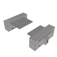 Samtec FFSD-07-D-08.00-01-F-N ປະຕູສ່ອງ IDC ສາຍສະເພາະ .050" Low Profile Tiger Eye(TM) ການປະກອບສາຍສະເພາະ IDC Ribbon