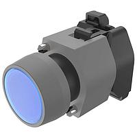 EAO 704.030.6 ສະວິດຊ໌ Actuators ASMBLD-FLUSH MNT MOM RND W-BLUE LENS