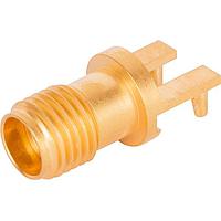 Amphenol SV Microwave 1521-00005 ຕູ້ຕໍ່ PCB 2.92mm ຜູ້ຍິງ PCB Edge Lock Connector, 2 Leg, .062" PCB Thickness