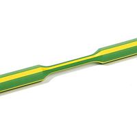 HellermannTyton 309-65166 ທູບິ້ງ Heat Shrink Tubing, ຍາວ 4', ອັດຕາການຫຸ້ມ 2:1, 1/4", 6.4/3.2 ກວງ, PO, ສີຂຽວ-ເຫຼືອງ, 15/ຊຸດ