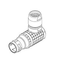 LEMO FUR.2B.316.CLAD82 ຕົວເຊື່ອມ 16P RA PLG, 5-KEY KW 7.3MM-8.2MM CBL