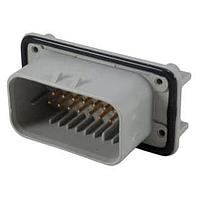 AMP Connectors - TE Connectivity 1-776087-4 Headers HDR 23P R/A AU ສີເຫຼືອງ