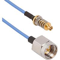 Amphenol SV Microwave FV67SMPM-047-MSSMA-120 ການປະກອບສາຍ RF VITA 67.1/2 SMPM SMA ຕົວຜູ້ຊາຍຕົວກົງ M 12" ສາຍ