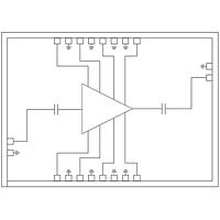 Analog Devices HMC-APH462-SX ເພີ້ມກຳລັງສຽງ GaAs HEMT MMIC 1 ວັດ pow amp, 15-27 GHz