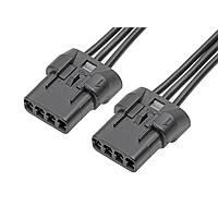 Molex 215310-1042 ສາຍສະແຕກ MizuP25 R-R 4CKT 300mm Sn