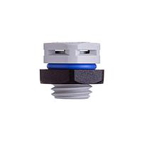 Amphenol LTW VENT-PS1YGY-N8001 ຕົວເຊື່ອມຕໍ່ມາດຕະຖານຮູບວົງກົງ ວິນທີລົດຄວາມດັນ, M12 ພລາສຕິກ, ມີກະກູ່, M12x1.5, ການດັບສະຫນອງສະກຣູ, > 1000ml/min ທີ່ 7 kPa, ePTFE (ກະທົບນ້ຳ), ສີເທົາ, IP69K