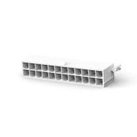 AMP Connectors - TE Connectivity 2-2029265-4 Shrouded 24P VRT HDR W/PGS GLOW WIRE