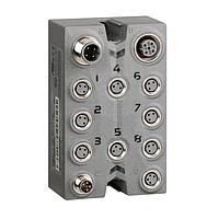 SCHNEIDER TM7BDM8B ຕູ້ເຊື່ອມຕໍ່ມິຕຣິກຮູບວົງກົມ IP67 EXP. BLOCK 8 DI/DO 24VDC/0.5A/M8