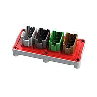 Amphenol SINE Systems AT04-48P-B016 ກອງປະກອບກັບບົດບັນທຶກພາຍໃນ 48 ຕໍ່ຕຳແໜ່ງ SZ 16 ຝາປິດແບບມີການປິດກັນນ້ຳ