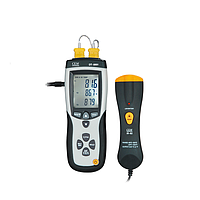 CEM DT-8891 ເຄື່ອງວັດອຸນຫະພູມ thermocouple (Type K, Dual inputs)