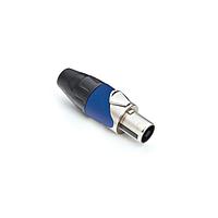 Amphenol Audio SP-2-FNS Speaker Connectors 2P Cable Conn Solder Blue/Nickel Metal