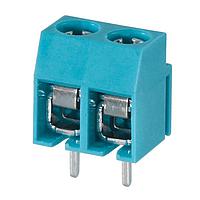 Same Sky (formerly CUI Devices) TB003-500-P02BE ບລັອກຂໍ້ຕໍ່ຄົງທີ່ ບລັອກຂໍ້ຕໍ່, ປະເພດດັບສອດ, 5.00 , ຢູ່ແຖວ, 2 ໂພນ, CUI ສີຟ້າ, ດັບສອດຫົວຟິລິບ, ຕິດບົດ PCB