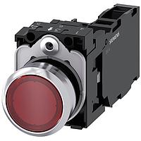 SIEMENS A6X30143640 ປຸ່ມກົດສະແດງແສງສີແດງ ປຸ່ມສະແດງສີແດງມາດຕະຖານ