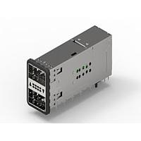AMP Connectors - TE Connectivity 2198373-2 ການປະກອບກະຕ່າຍ zQSFP+ STACKED RECPT ASSY 2X1