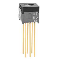 NKK Switches AS22BH ສະລາຍຍ້ອຍຂະໜາດນ້ອຍ DPDT ON-ON FLUSH RA ມີຂາຍື່ນ