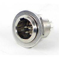 Switchcraft TB4MAU ຕົວເຊື່ອມຕໍ່ຮູບວົງກົມ DIN TINI QG PANEL MOUNT 4P MALE