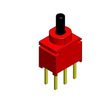 Mountain Switch 108-2US3T1255-EV ສະຫນອງສະຫນອງສະຫນອງສະຫນອງ SPDT ON-OFF-ON PC