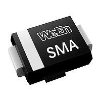 WeEn Semiconductors SMAJ100AJ TVS Diodes SMAJ100A/SMA/REEL 13" Q1/T1 *STANDARD MARK SMD